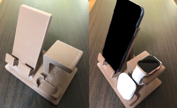 3Dプリンターで製作した3in1卓上スタンド
