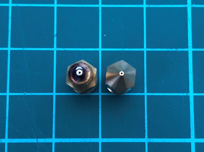 ノズル先端の摩耗具合の比較画像②