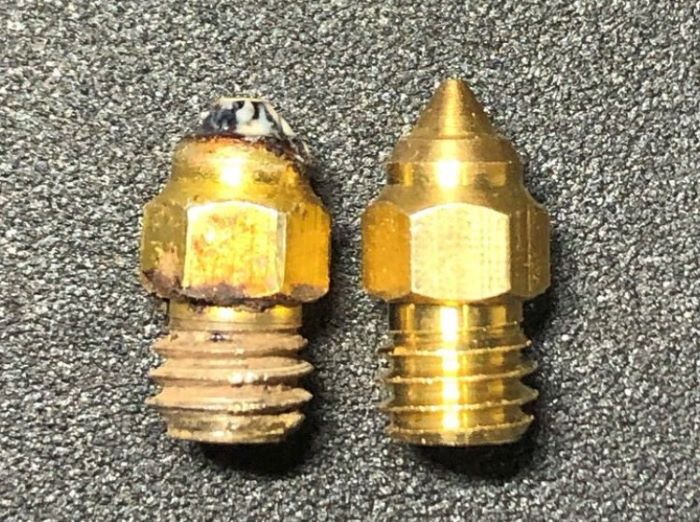 ノズル先端の摩耗具合の比較画像③