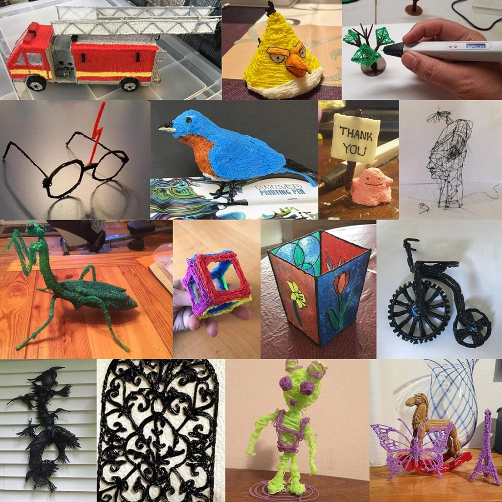 3Dペンで作られた作品