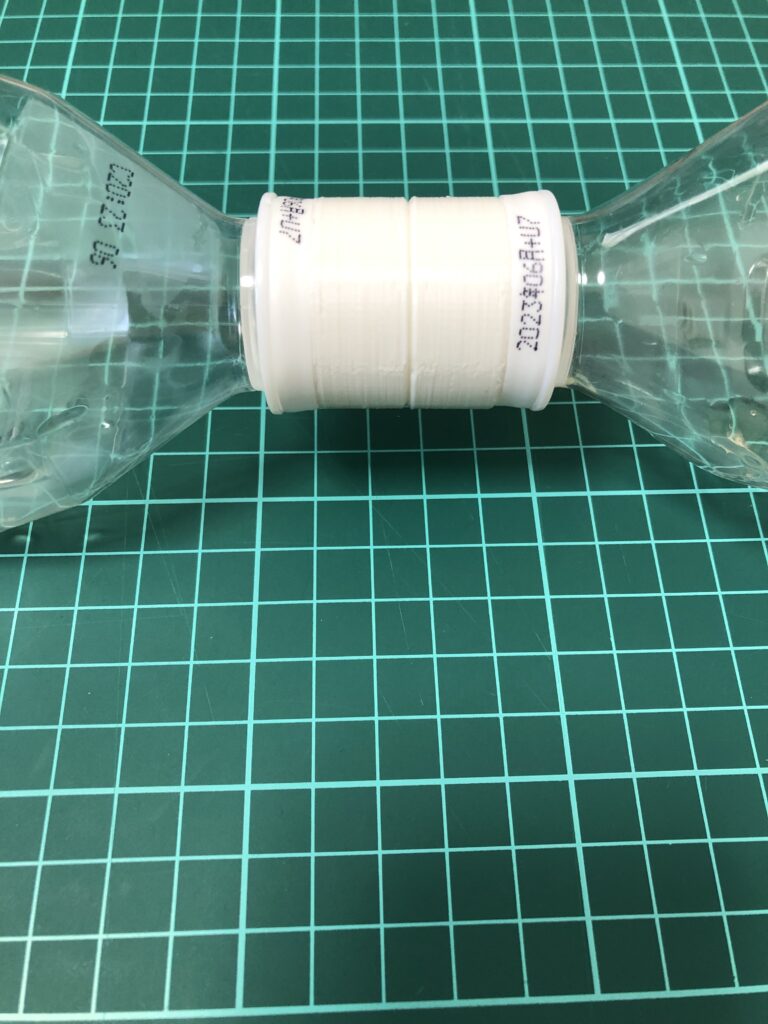 3Dプリンターで作ったペットボトル連結器具②