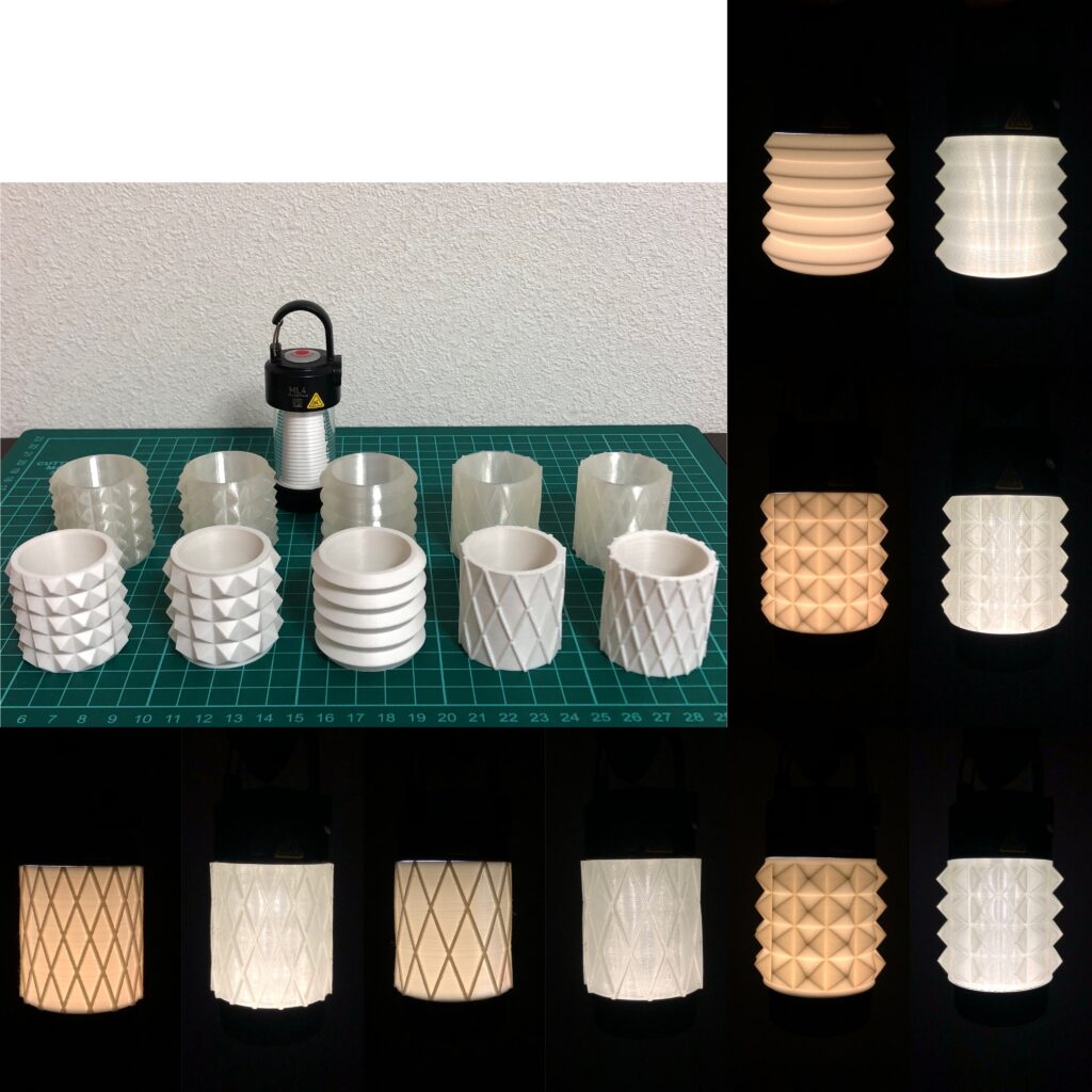 3Dプリンターで作ったLedlenser ML4のカスタムシェード